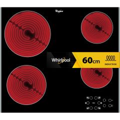 Whirlpool AKT 8090 LX Ceramic Hob 4 Zones 60cm - Black
