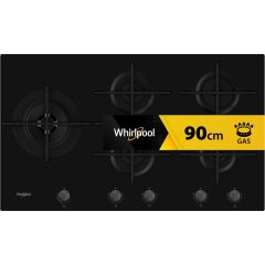 Whirlpool GOWL 958/NB W Collection Gas Hob 5 Burners 90cm - Black