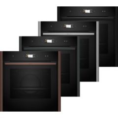 Neff B69VS7MY0A, Built-in oven with added steam function