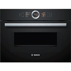 Bosch CMG656BB6B, Built-in compact oven with microwave function
