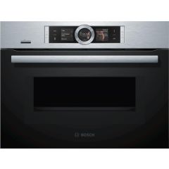 Bosch CMG656BS6B, Built-in compact oven with microwave function