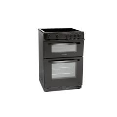 Montpellier MDC600FK 60cm Double Oven in Black