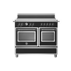 Bertazzoni HER105I2ENET Heritage 100cm Range Cooker Twin Oven Induction Matt Black