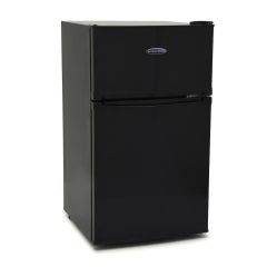 Iceking  IK2023K.E Under Counter Fridge Freezer In Black
