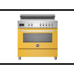 Bertazzoni PRO95I1EGIT Professional 90cm Range Cooker Single Oven Induction Gloss Yellow