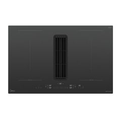 Midea Even Pro MIH7480Y225GKH1 80cm Induction Extractor Hob - Black