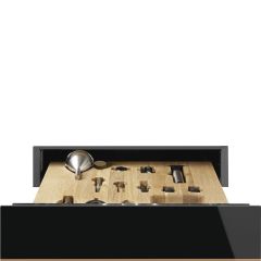 Smeg CPS615NR 15cm Height Dolce Stil Novo Sommelier Drawer, Black and Copper