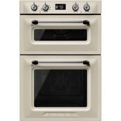 Smeg DOSF6920P1 Victoria Double Oven, Cream