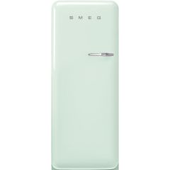 Smeg FAB28LPG5 60cm 50s Style Left Hand Hinge Fridge with Icebox, Pastel Green