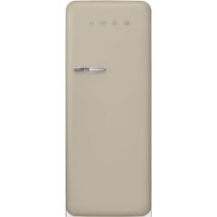 Smeg FAB28RDPP5 60cm 50s Style Right Hand Hinge Fridge with Icebox, Perfectly Pale