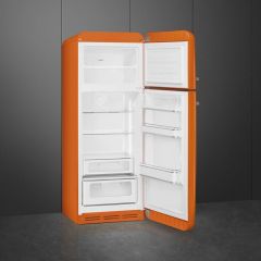 Smeg FAB30ROR5UK Retro Static Fridge Freezer - Orange