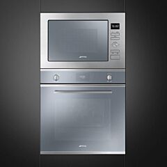Smeg FMI425S Built-In Microwave, Stainless Steel