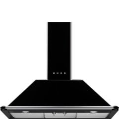 Smeg KT90BLE 90cm Victoria Chimney Hood, Black