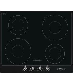 Smeg SI964NM 60cm Victoria Induction Hob with Black Frame