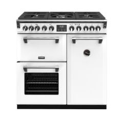 Stoves ST RICH DX S900DF CB Iwh 90cm Dual Fuel Range Cooker