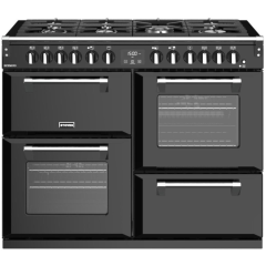 Stoves Richmond ST RICH S1100DF MK22 BK 110cm Dual Fuel Range Cooker