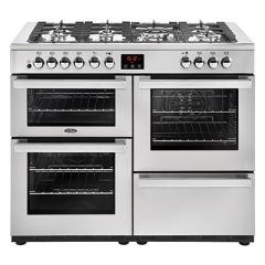Belling  Cookcentre 110DF SS 110cm Dual Fuel Range Cooker