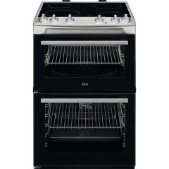 AEG CCX6501ACM Ceramic Electric Cooker with Double Oven