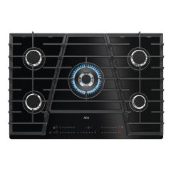 AEG HVB75450IB 75cm 5 Burner Gas Hob