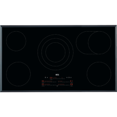 AEG HRE95770FB 3000 Radiant Ceramic Hob with Hob2Hood
