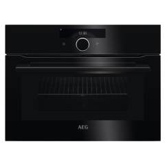 AEG KMK968000B 8000 CombiQuick Integrated Combi Microwave and Oven