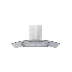 Amica AEC90SS 90cm Curved Glass Extractor