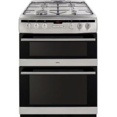 Amica AFG6450SS 60cm Freestanding Gas Double Oven with Gas Hob
