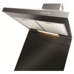 CDA ASG7BL Square Glass Splashback