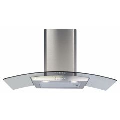 CDA ECP82SS 80cm Curved Glass Extractor