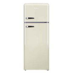 Amica FDR2213C 55cm Freestanding Retro Static 30/70 Double Door Fridge Freezer