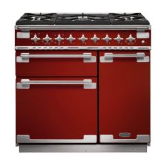 Rangemaster ELS90DFFRD/ 90cm Dual Fuel Range Cooker