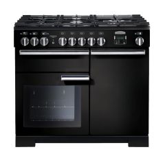 Rangemaster PDL100DFFBL/C 100cm Dual Fuel Range Cooker