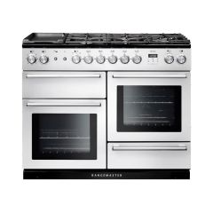Rangemaster NEX110DFFWH/C 110cm Dual Fuel Range Cooker