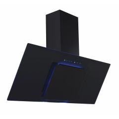 Lifestyle LSHDANBL90B 90cm Angled Chimney Hood