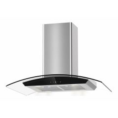 Lifestyle LSHDIS90S 90cm Island Curved Glass Hood