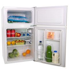 Sia UFF01WH 48Cm Undercounter Two Door Fridge Freezer