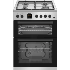 Simfer SIM63TGS 60Cm Gas Cooker Inc Lpg Jets - Silver