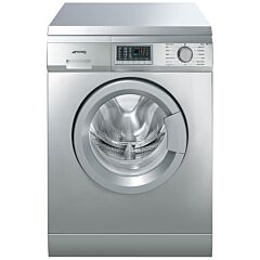 Smeg WDF147X-2 60cm 7kg Freestanding Washer Dryer, Stainless Steel