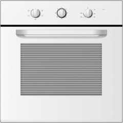 Statesman BSF160WH 70Litre Single Oven In White