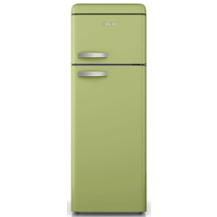 Swan SR11010GNE Top Mounted Fridge Freezer - Green