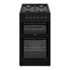 Teknix TKGF51TBL 50Cm Twin Cavity Gas Cooker - Black