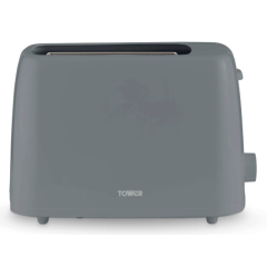 Tower PT20087GRY 2 Slice Toaster 650W Grey 