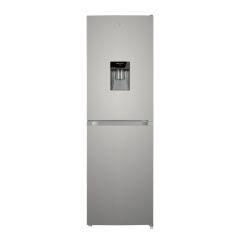 Willow WFF5050DX 175X55cm Low Frost Combi Fridge Freezer, Inox With Drinks Dispenser
