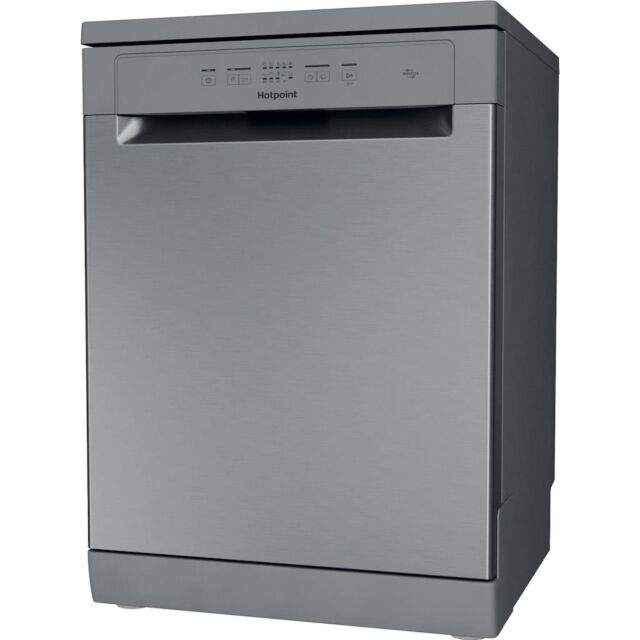 Hotpoint Full Size Freestanding Dishwasher - Inox - 14 Place Settings - E rated - H2F HL626 X UK