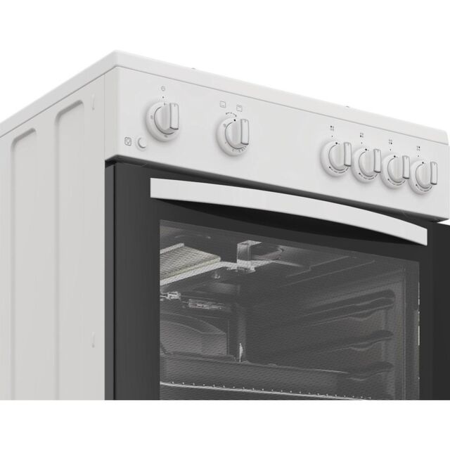 Indesit I6GGMMWUK Freestanding 60cm Gas Single Cooker - White