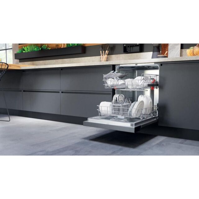 Hotpoint H3B L626 X UK Semi-Integrated Dishwasher - Inox
