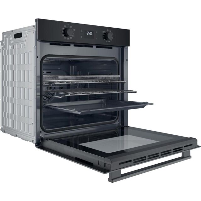 Hotpoint HO458HFBUK Built-In Single Oven - Black