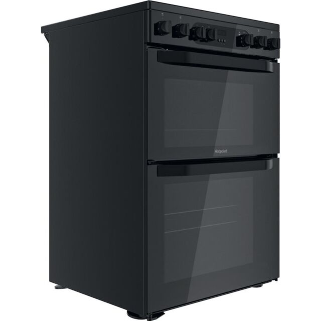 Hotpoint HDM67V9CMB/UK Electric Ceramic Double Cooker - Black