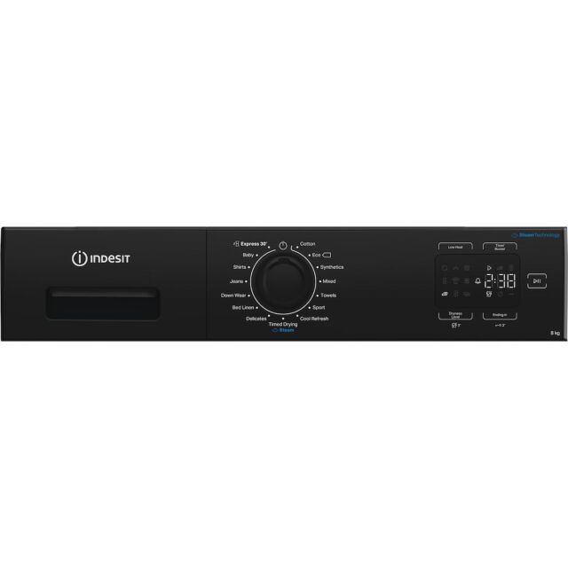 Indesit C YSD 82D BB UK Freestanding 8kg Heat Pump Tumble Dryer