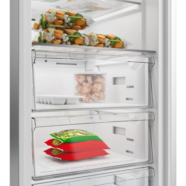 Hotpoint HPMFF6312XBR4UK Frost Free Tall Freezer - Dark Inox